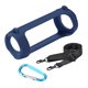 thumbnail image 1 of Jixopn - Estuche de viaje de silicona con mosquetón, impermeable, para altavoz inalámbrico, correa ajustable para JBL Flip 6/Flip 5, 1 of 8