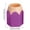 Purple, variant on Pencils and Pens Desktop Storage Pot for Stationery, Plastic Pen Holder Organizer with Cute Design, 10.5 cm H x 7.5 cm W