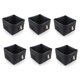 thumbnail image 1 of 6PC Felt Cube Storage Bins Collapsible Storage Bins with Hanging Ring, 1 of 5