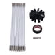 thumbnail image 5 of Cepillo de limpieza de tuberías de chimenea, 33 Uds., 16 pulgadas, PP, secador Flexible, cepillo de pelusa con cinta para taladro eléctrico, 5 of 14