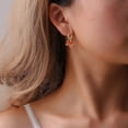 thumbnail image 4 of YYKihy Red Maple Earrings Thanksgiving Earrings For Women Fall Maple Earrings Statement Stud Earrings For, 4 of 7