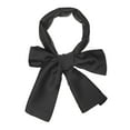thumbnail image 6 of INSPIRE CHIC Women's Scarves Solid Color Kerchief Silky Scarves Long Neck Wraps Black, 6 of 6