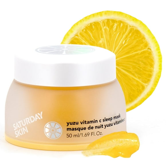 Mascarilla facial Saturday Skin Yuzu Vitamin C Sleep Overnight