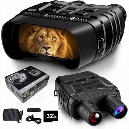 4K Digital Night Vision Binoculars Standard Size Black Camping Hunting Outdoor