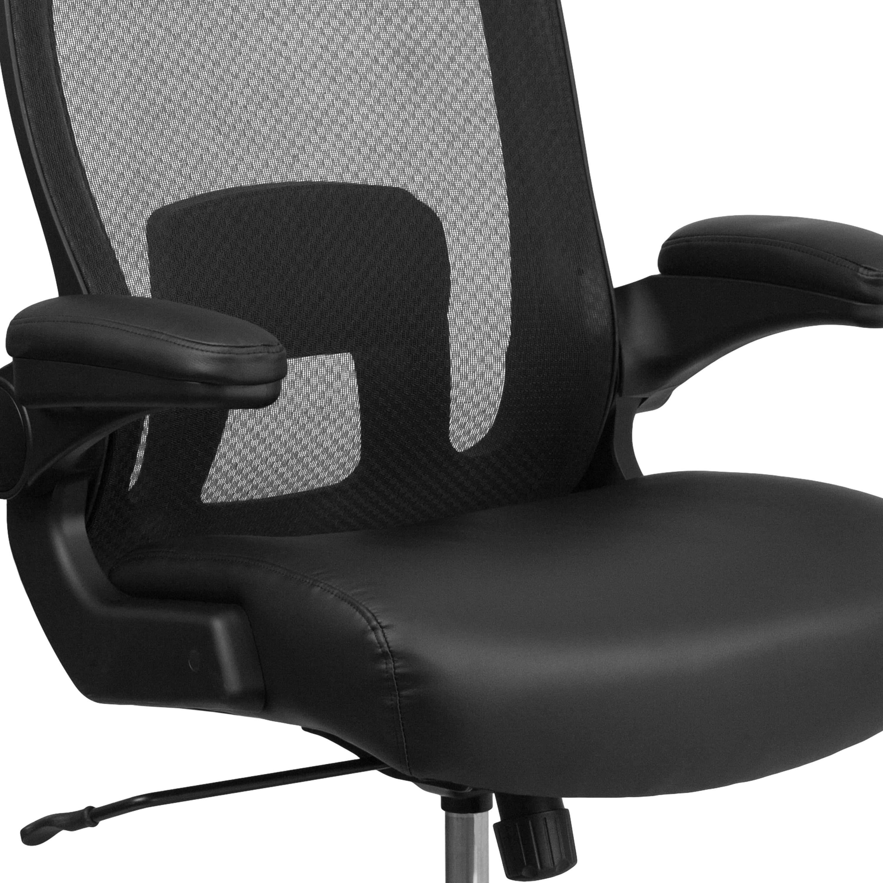 EMMA + OLIVER High Back 360 Degree Swivel and Lumbar Support