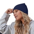 thumbnail image 3 of Beechfield Plain Basic Knitted Winter Beanie Hat, 3 of 3
