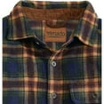 thumbnail image 2 of Venado Mens Plaid Shirts for Men - Heavyweight Buffalo Plaid Fleece Shirt - Soft (Plaid Navy, X-Large), 2 of 3