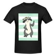 thumbnail image 4 of Bingfone Cute Raccoon Men'S Loose Fit Short-Sleeve Pocket T-Shirt, 4 of 7