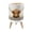 Color 3, variant on Small Trash Can with Lid Vintage Boho Ranch Southwestern Farmhouse Cowboy Horse 1.8 Gallon Dog Proof Trash Can Round Garbage Can Waste Bin Wastebasket for Bathroom Bedroom Living Room