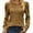 Gold, variant on Timegard Tops for Women Ribbed Puff Long Sleeve Comfy Blouse Shirts Dressy Casual Tunic Tops Fall Travel