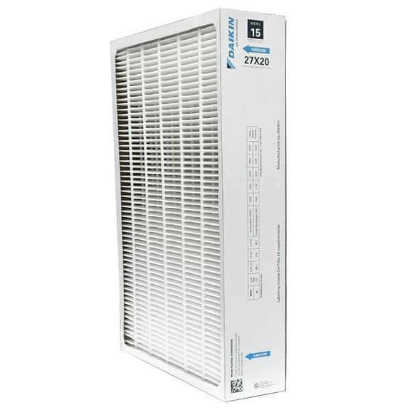 Daikin 0160M00018 - 20" x 27" x 5" Pleated MERV 15 Replacement Filter for DV15-2821-FC