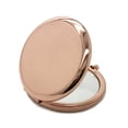 thumbnail image 3 of Funie Miroir de Poche Rond Portable en Métal Double Face Outil de Maquillage Beauté pour Femmes, 3 of 7