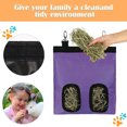 thumbnail image 3 of Bolsa de heno para conejillos de indias, bolsa de heno para conejos, comedero de heno para animales pequeños, bolsa de heno para almacenar, bolsa de alimentación colgante, comedero para conejos, 3 of 7