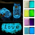 thumbnail image 6 of 100g Glow Gravel Luminous Noctilucent Sand Fish Tank Aquarium Fluorescent Particles Party Decoration DIY Glow in the Dark Bule, 6 of 15