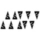 thumbnail image 1 of Paquete de 10 Marcadores de Flecha de Línea de PVC Triangulares Ultraligeros para Buceo de Seguridad en Cuevas Y Naufragios Negro Soledad Dive Line Marker, 1 of 7