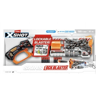 XSHOT 36281 X-Shot Chaos Orbit Dart Blaster (24 Rounds) Foam, Blue, Single