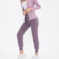 thumbnail image 5 of Pantalones deportivos de mujer con bolsillos con cremallera, de cintura alta, para entrenamiento deportivo y yoga, para mujer, 5 of 5