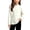 #A02-White, variant on Girls Long Sleeve T Shirts Size 7-8 Mock Neck Winter T-Shirts for Girls Casual Basic Girls Tops Casual Lettuce Trim Girls Layer Top