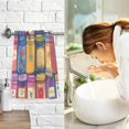thumbnail image 7 of Yayeee 2 Pack Hand Towels for Bathroom 100% Cotton 16" x 28" Soft Absorbent Kitchen Towel, Blue Jam, 7 of 7