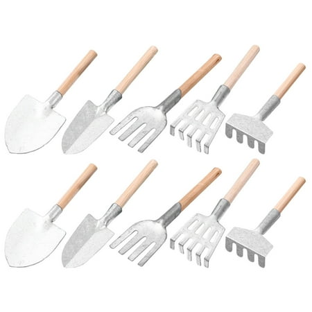 

NUOLUX 1 Set of Lovely Rake Model Gardening Tool Model Ornament Garden Tool Model Decors