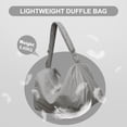 thumbnail image 6 of Duffle Bag for Sports with Shoe Compartment, Gym Bag for Women Men Travel Bag, Waterproof Overnight Bag Lightweight Carry on Gym Tote Bag with Wet Pocket for Swim, Yoga, Dance, Grey, 6 of 8