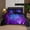 Purple, variant on Psoiuetr Galaxy Comforter Set Outer Space Blue and Purple Starry Sky Night Pattern Bedding Set for Girls Boys Kids Teens Twin Size with 1 Comforter 2 Pillowcases