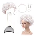 thumbnail image 1 of Halloween Granny Cosplay Wig Personalized Festival Hair Extensions for Women, 1 of 1