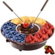 thumbnail image 2 of Juego de ollas para fondue de chocolate Olla para derretir chocolate Máquina para hacer fondue de chocolate eléctrica con bandeja para servir y tenedores Máquina para hacer fondue de chocolate desmont, 2 of 11