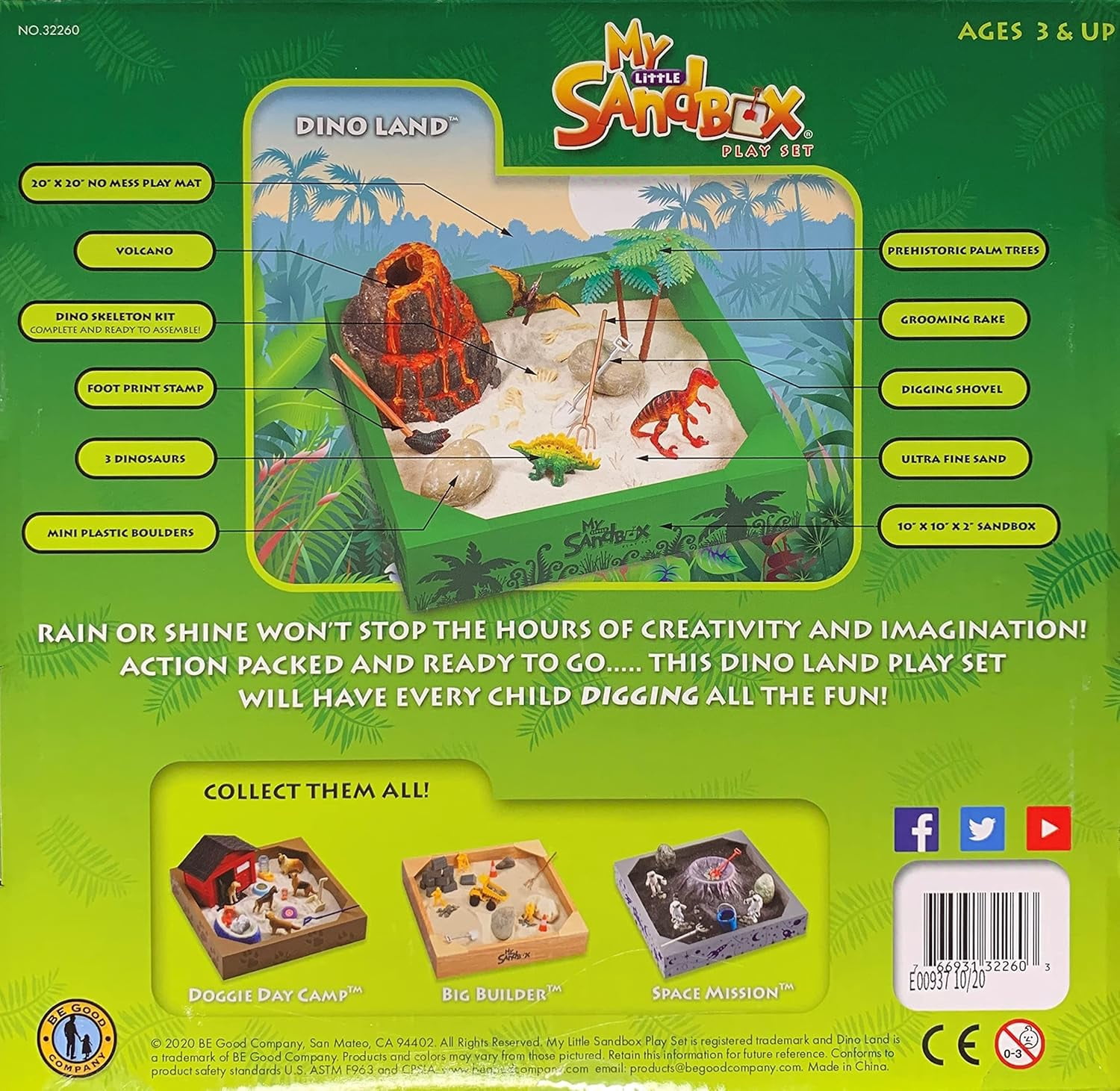 Dino Land Table Top Play Set