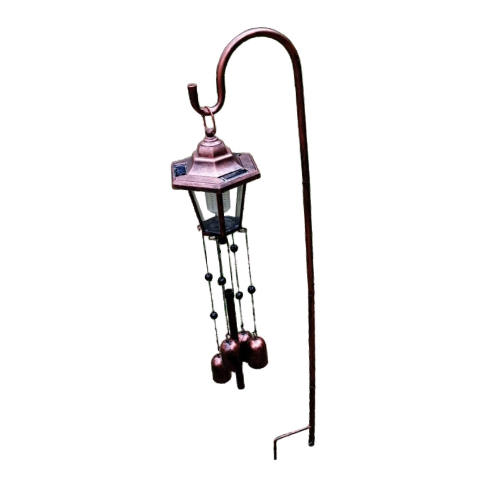 colaxi Solar Wind Chime Light Sturdy Gifts for Women Decorative for Yard Patio Home with Hook