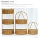 thumbnail image 2 of unbranded Cesta Tejida Colgante Para Pared En Imitación Ratán Con Almacenaje Multifuncional Para Hogar, 2 of 7