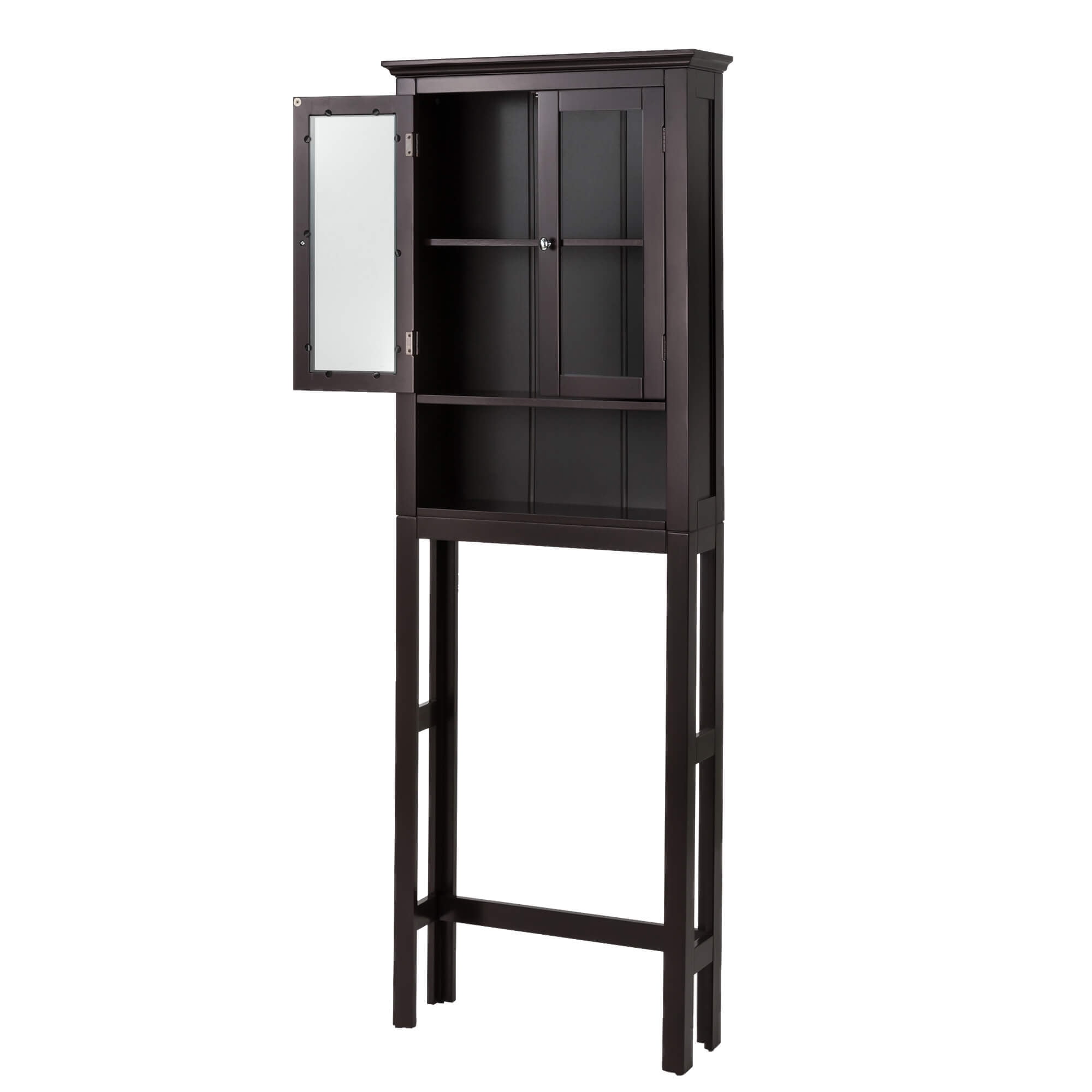 Glitzhome Bathroom Storage Spacesaver Over The Toilet Waterproof