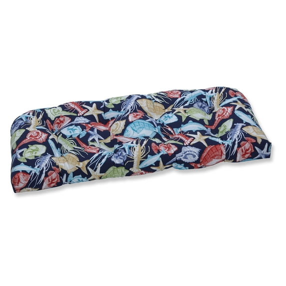 Pillow Perfect Keyisle Regata Outdoor Wicker Loveseat Cushion