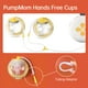 thumbnail image 5 of Copas para extractor de leche PUMPMOM-US manos libres compatible con Medela Flex, 5 of 8