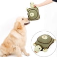 thumbnail image 3 of FastSun Dog Snuffle Toy Dog Food Hiding Toys Dog Turtle Toy Squeaky Toy Puzzle Enrichment Snuffle Stuffed Toys for Dogs Tough Chew Teething Dog Treating Toy (Turtle), 3 of 8