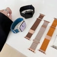 thumbnail image 3 of Genuine Leather Magnetic Wrap Band for Apple Watch Ultra, Series 9, S10 - 38/40/41 & 42mm Compatibility, 3 of 5