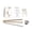 Silver, variant on Tibvox Standard Door Lock Latches Reinforcement set Elegant Polished Door Strikes Plate Set Simple Installation for Home Security