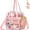 Pink, variant on Clear Tote Bag - 12x6x12 See Through Stadium Event Bag for Women