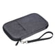 thumbnail image 1 of Organizador de viaje premium en gris: Cartera multifuncional para pasaportes, tarjetas y documentos con 13 bolsillos y clip para pluma, ideal para viajes familiares. Diseño compacto y resistente al, 1 of 6