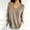 Camel, variant on Tops For Women V Neck Long Sleeve Knit Sweater Lightweight Spring Fall Casual Daily Loungewear Beige XXL