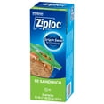 Ziploc® Brand Sandwich Bags with Grip 'n Seal Technology, 50 Count