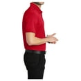 thumbnail image 3 of Yellow Rooster Mens Silk Touch Performance Polo Red S, 3 of 6
