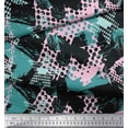 thumbnail image 2 of Soimoi Green Cotton Cambric Fabric Dot,Insect & Texture Fabric Prints by Yard 56 Inch Wide, 2 of 3