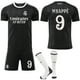 thumbnail image 1 of 2025-2026 Real Madrid Black Training Football Shirt with Socks No.9 Mbappé, 1 of 2