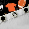 thumbnail image 4 of jejeloiu American Rugby Blackout Curtains Set of 2 (52x84 Each),Football Basketball Sport Window Curtains,Boy Ball Game Curtains and Drapes For Girls,Breathable Home Decor, 4 of 6