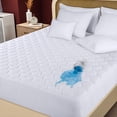 thumbnail image 1 of Protector de colchón impermeable Utopia Bedding Queen White, 1 of 8