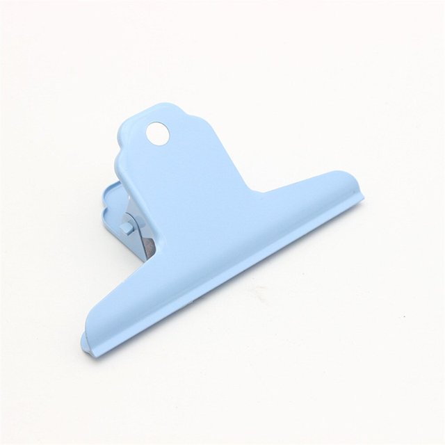 Metal Clamp Paper Clips Multicolor Memo Clip Bookmark Clips Strong Binder Bag Clips School Office Household Stationery Supplies He Qiyong unisex