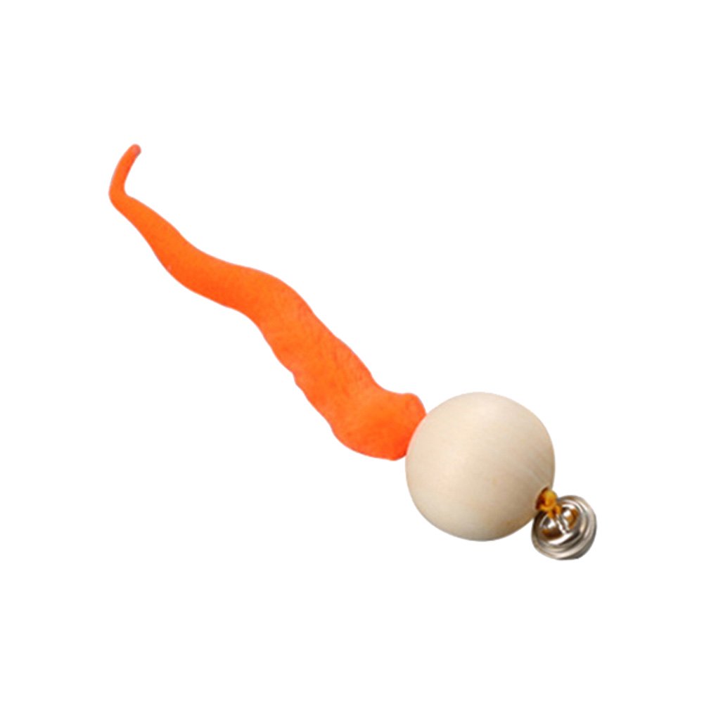 Jasmine Wiggly Wooden Ball Cat Bell Pet Chewing Caterpillar ...