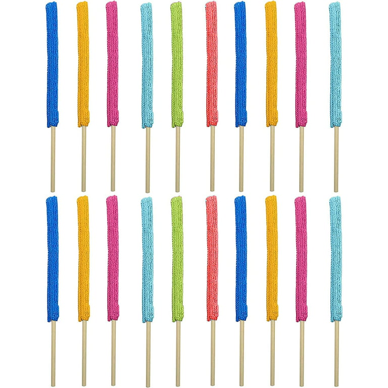 Microfiber Detail Duster Sticks Crevice Cleaning Tool Crevice Cleaning  Brush Mini Detail Dusters for Cleaning Home Car Window The Smallest  Spaces(12 Pieces)