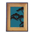 thumbnail image 1 of Painting Japanese Culture Blue Photo Frame Exhibition Display Art Desktop Painting, 1 of 3